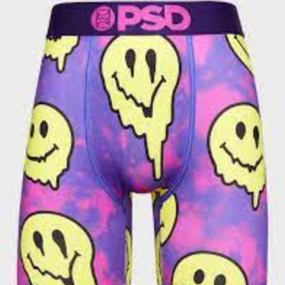 PSD Men's Boxer Brief Smiley Dripped Print - Picture 1 of 2